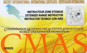 cmas extended range instructeur duikbrevet