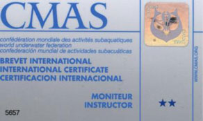 cmas instructeur duikbrevet